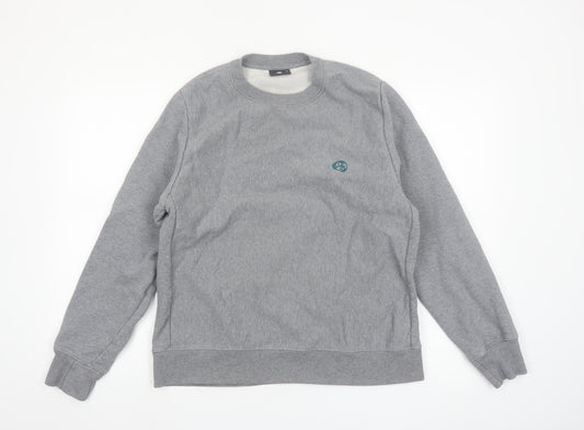 Paul Smith Men's Grey XL Crew Neck Cotton Sweatshirt