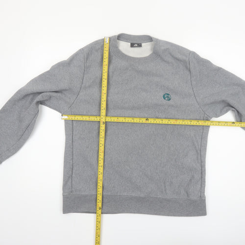 Paul Smith Men's Grey XL Crew Neck Cotton Sweatshirt