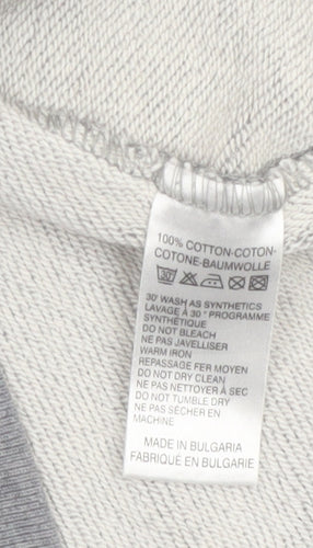 Paul Smith Men's Grey XL Crew Neck Cotton Sweatshirt
