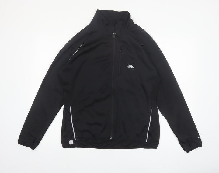 Trespass Mens Black XXL Softshell Windbreaker Jacket