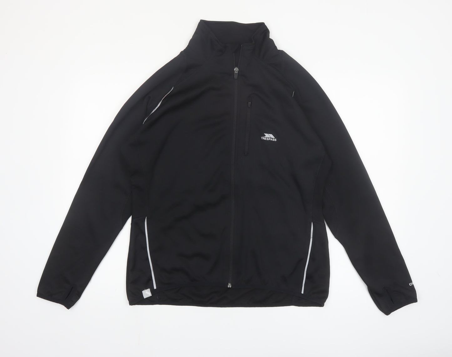 Trespass Mens Black XXL Softshell Windbreaker Jacket