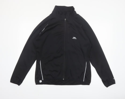 Trespass Mens Black XXL Softshell Windbreaker Jacket