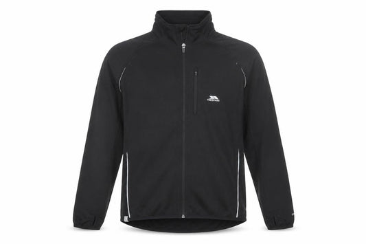 Trespass Mens Black XXL Softshell Windbreaker Jacket