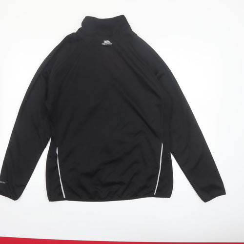 Trespass Mens Black XXL Softshell Windbreaker Jacket