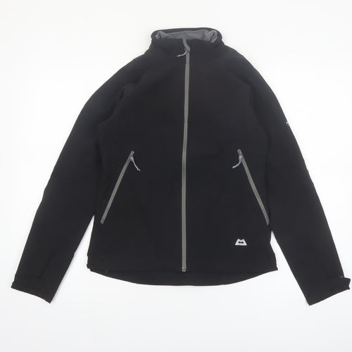 Mountain Equipment Women's Black Softshell Jacket Size 10 Windproof Outdoor
