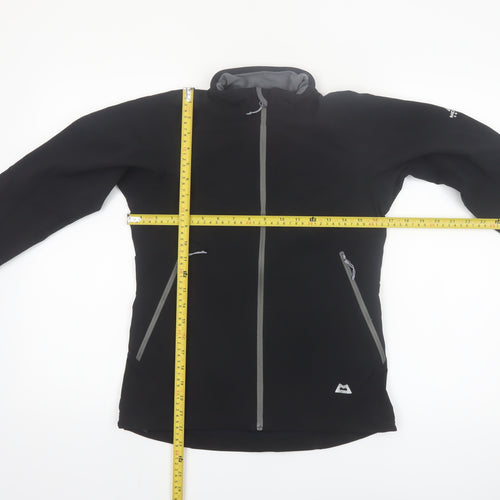 Mountain Equipment Women's Black Softshell Jacket Size 10 Windproof Outdoor