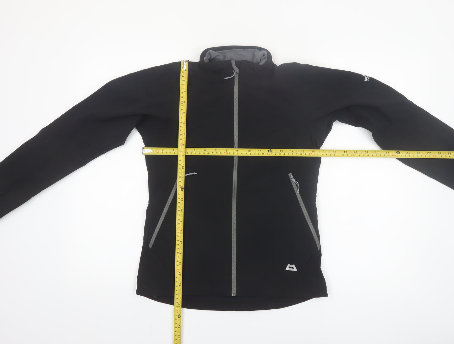 Mountain Equipment Women's Black Softshell Jacket Size 10 Windproof Outdoor
