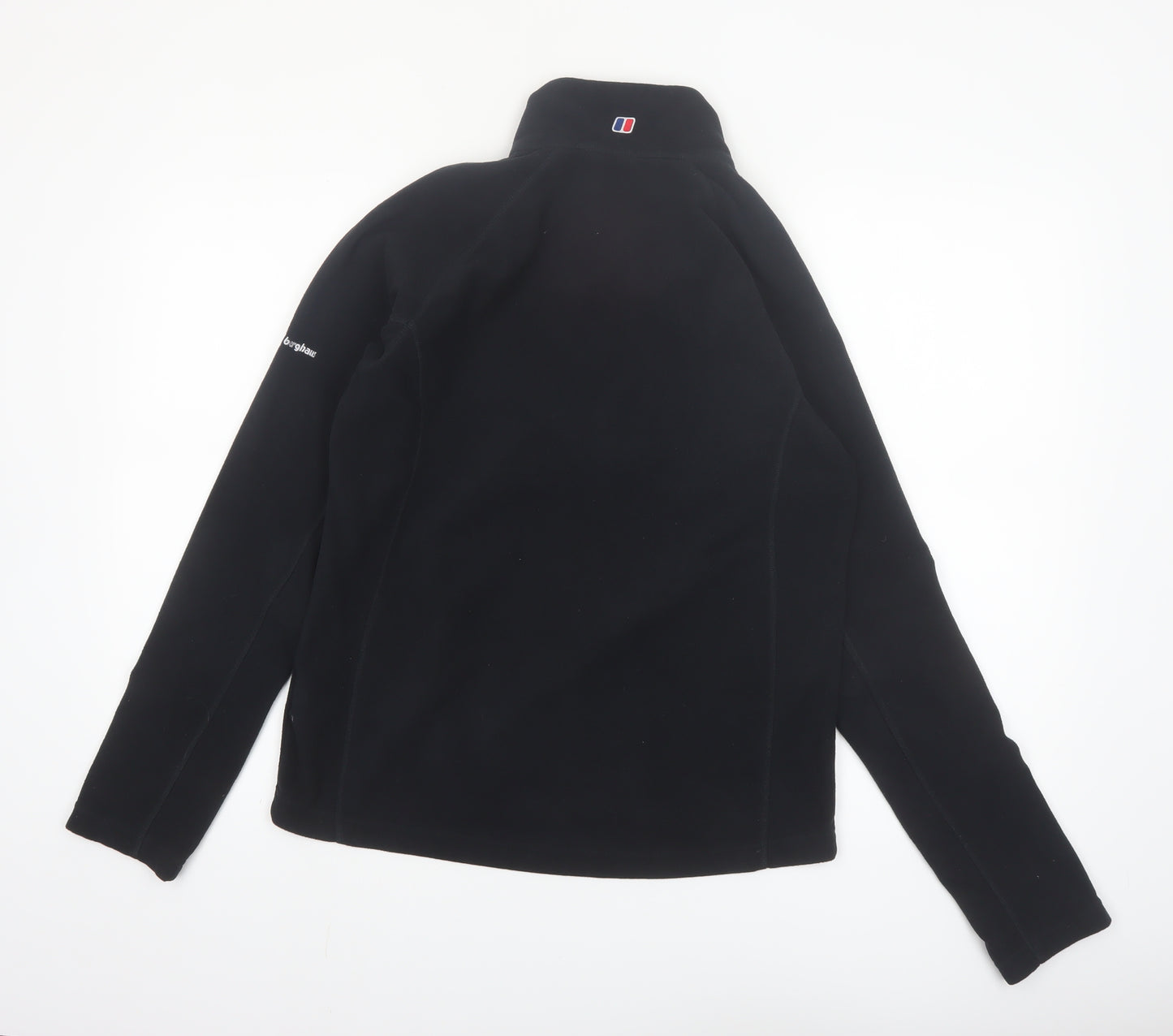 Berghaus Women Black Size 14 1/2 Zip Fleece Pullover Sweatshirt