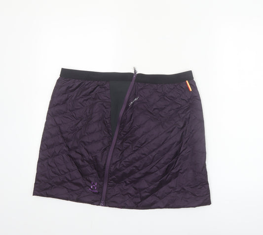 Haglöfs Women’s Purple L Insulated Knee Length Outdoor Skirt