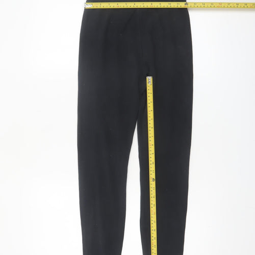New Balance Womens Black Leggings Medium Cotton Stretch Gymwear