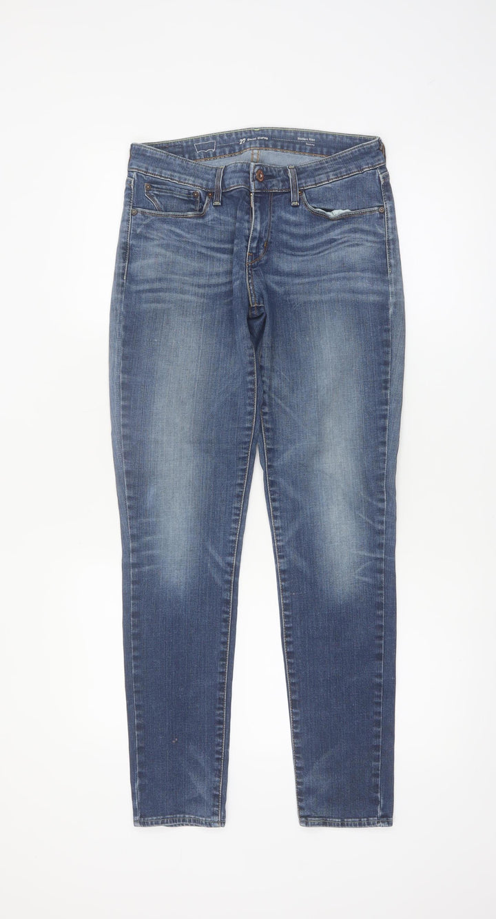 Levi's Women's Blue Skinny Jeans Size 27 Demi Curve Mid Rise