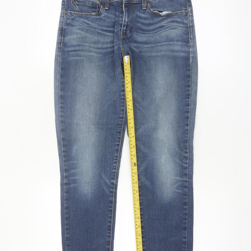 Levi's Women's Blue Skinny Jeans Size 27 Demi Curve Mid Rise