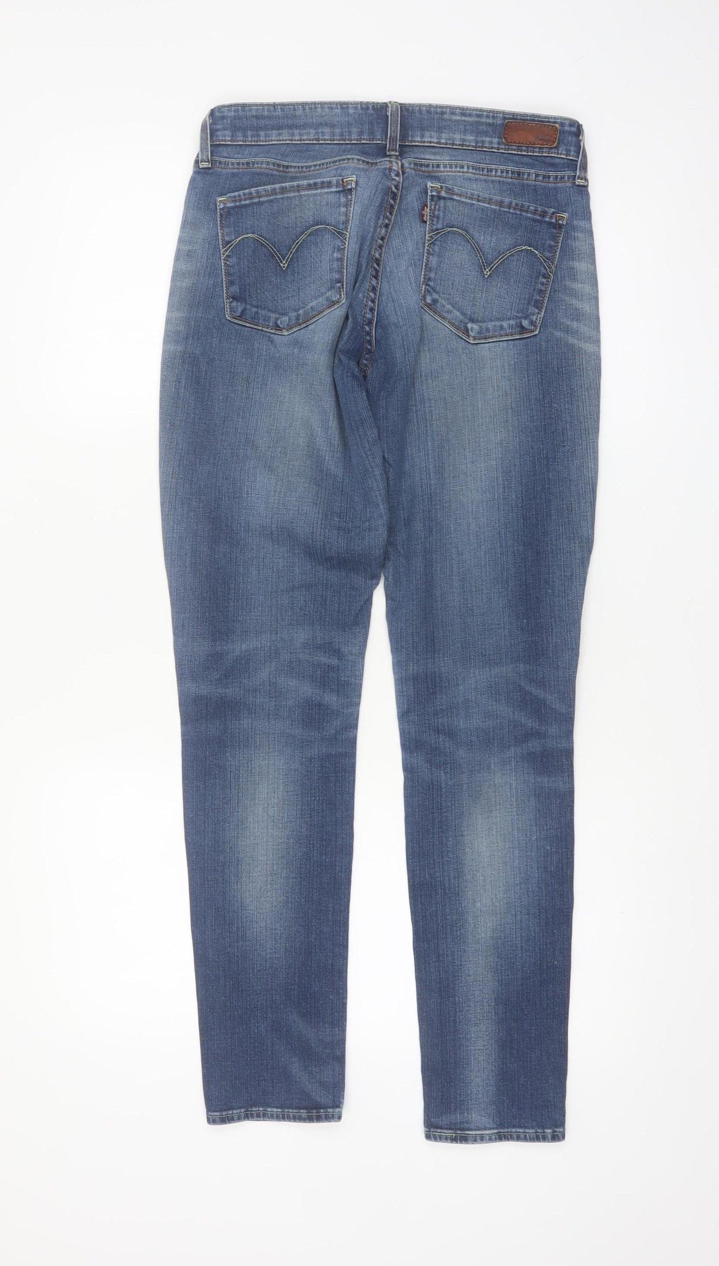 Levi's Women's Blue Skinny Jeans Size 27 Demi Curve Mid Rise