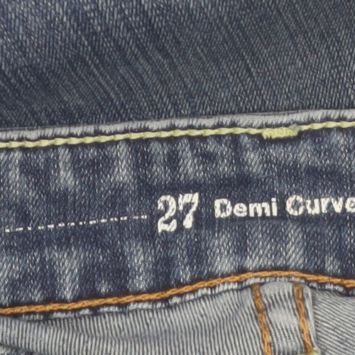 Levi's Women's Blue Skinny Jeans Size 27 Demi Curve Mid Rise