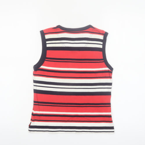 Maine New England Women's Multicoloured Striped Cotton Tank Top Size 12