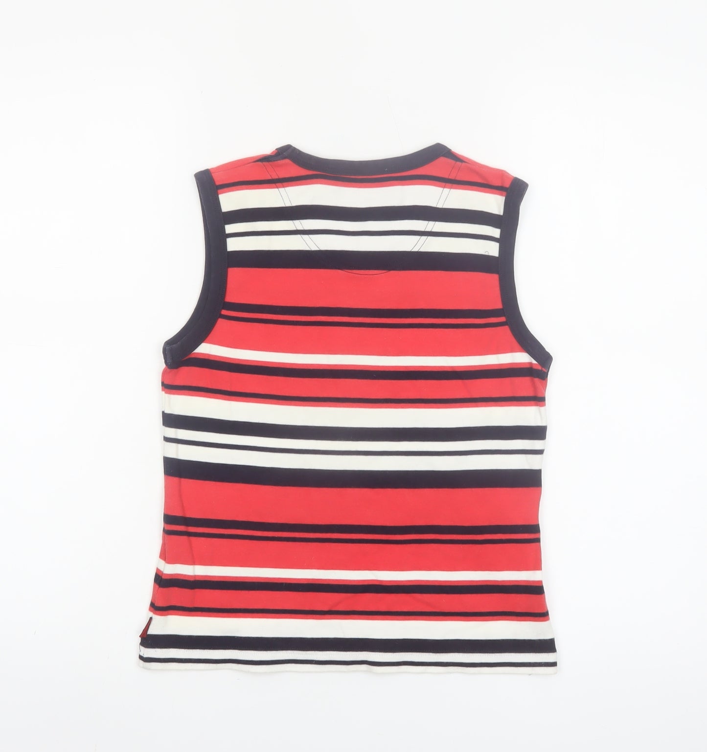 Maine New England Women's Multicoloured Striped Cotton Tank Top Size 12