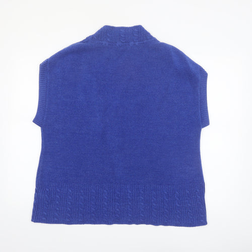 Marks and Spencer Women’s Blue Sleeveless Cardigan XL Knit