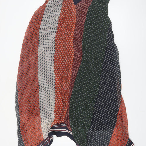 French Connection Women's Multicoloured XS Sleeveless Geometric Shift Dress
