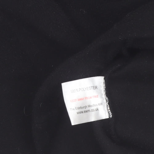 Isle Essentials Women's Black Fleece Waistcoat Size 18-20 L Zip Front
