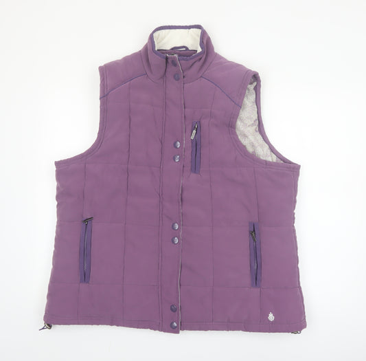 Tayberry Women’s Purple 2XL Quilted Bodywarmer Waistcoat