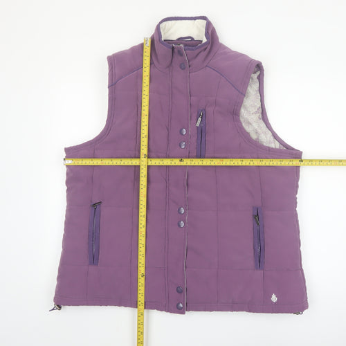 Tayberry Women’s Purple 2XL Quilted Bodywarmer Waistcoat