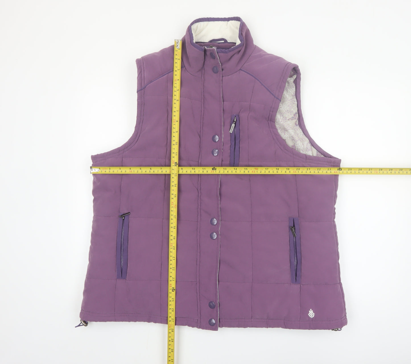 Tayberry Women’s Purple 2XL Quilted Bodywarmer Waistcoat