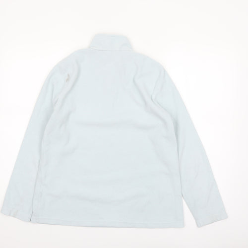 Regatta Women's Blue 1/4 Zip Fleece Sweatshirt UK 14