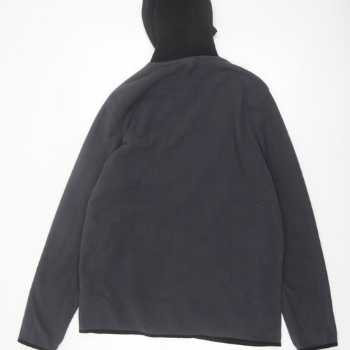 Mountain Warehouse Mens Black Full Zip Fleece Hoodie XL