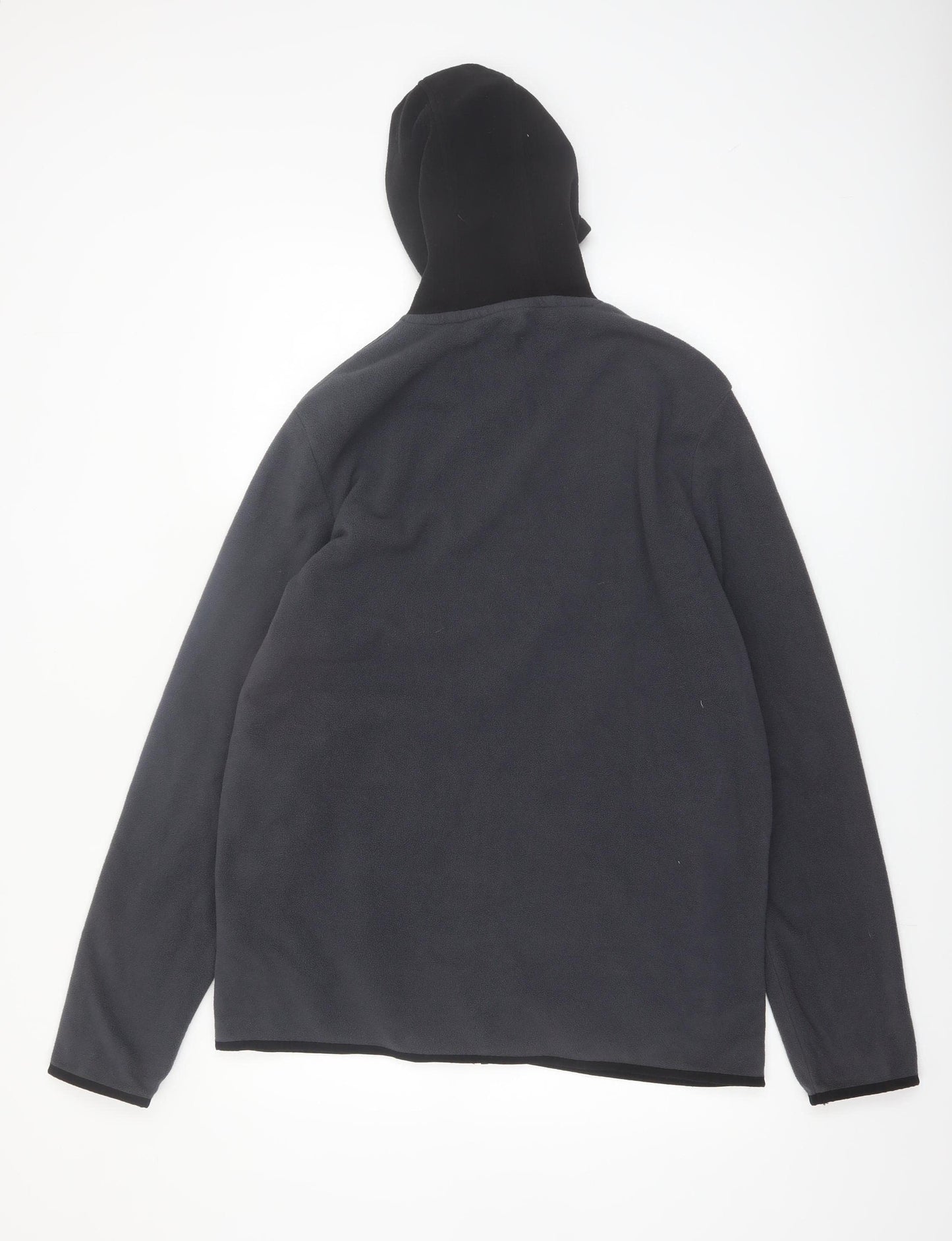 Mountain Warehouse Mens Black Full Zip Fleece Hoodie XL