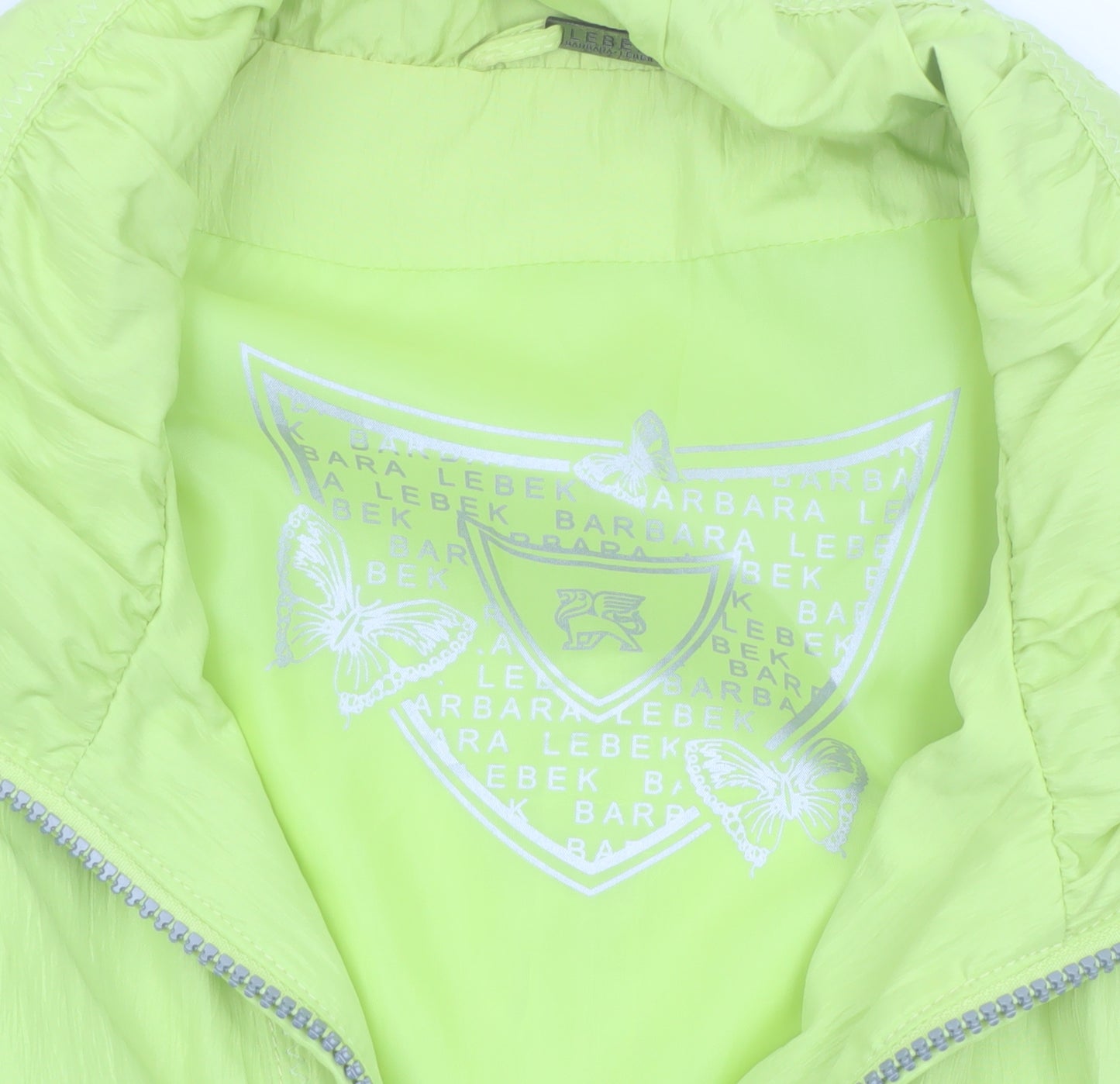 Barbara Lebek Womens Green Size 20 Lightweight Zip Waistcoat
