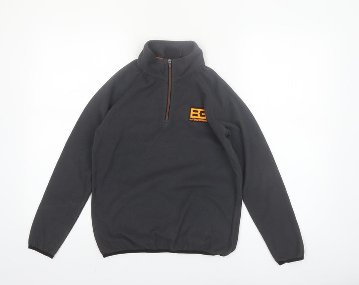 Craghoppers Boys Black Fleece 1/2 Zip Sweatshirt Age 11-12 Outdoor Warm Top