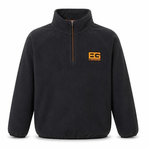 Craghoppers Boys Black Fleece 1/2 Zip Sweatshirt Age 11-12 Outdoor Warm Top
