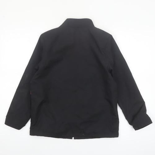 Hummel Boys Black Everton Track Jacket 9-10 Years Full Zip Polyester
