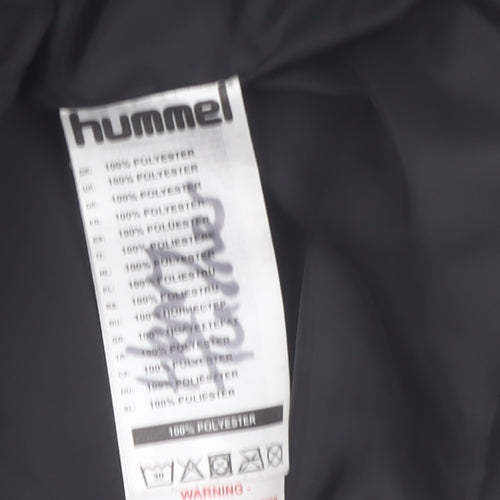 Hummel Boys Black Everton Track Jacket 9-10 Years Full Zip Polyester