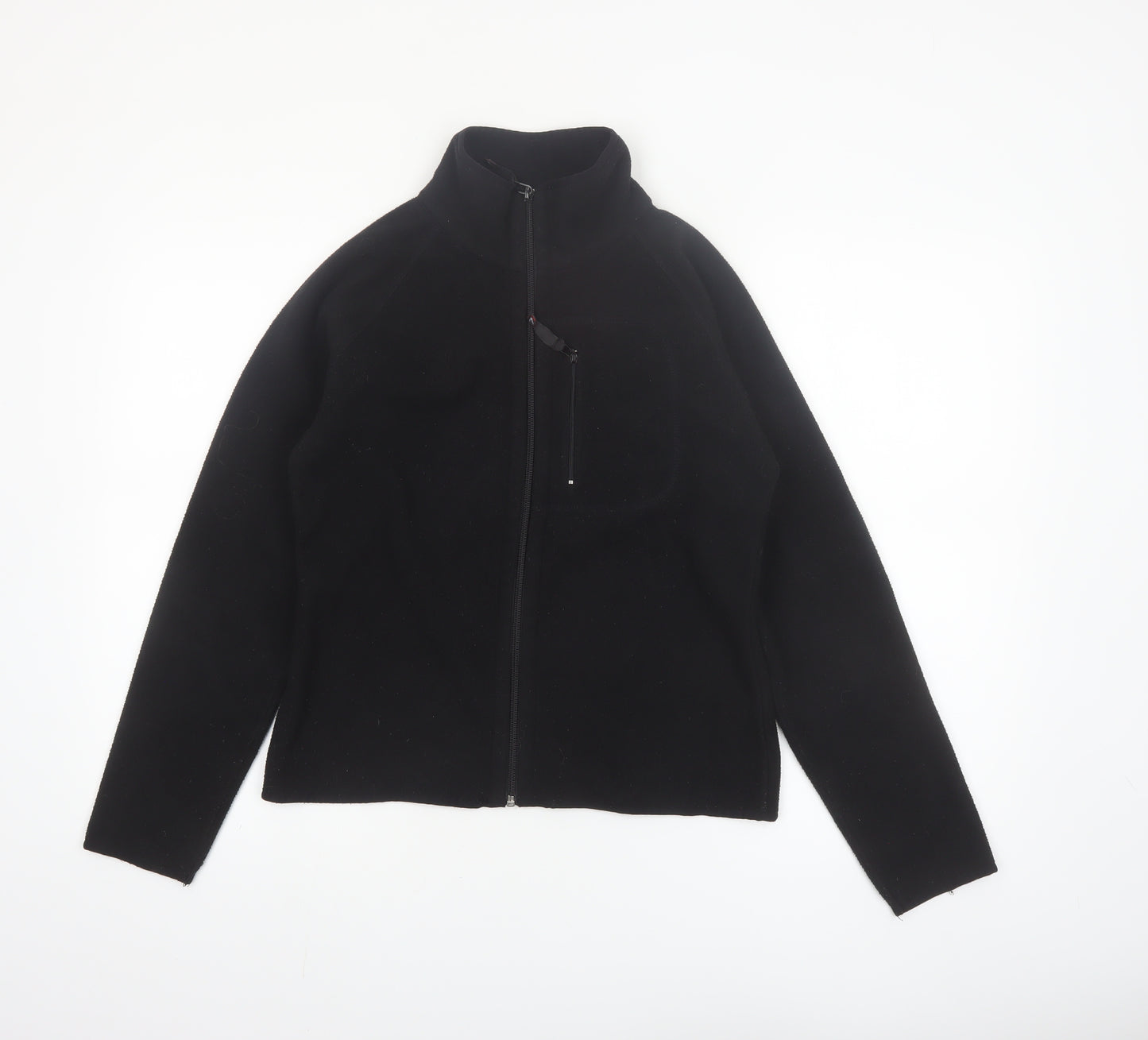 L.O.G.G. Women’s Black Fleece Jacket Size S Full Zip Casual