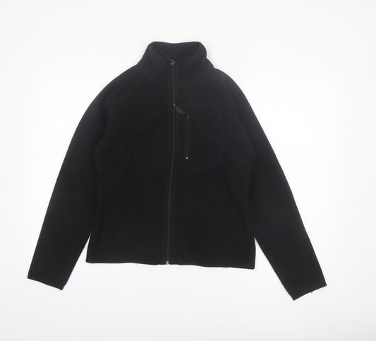 L.O.G.G. Women’s Black Fleece Jacket Size S Full Zip Casual