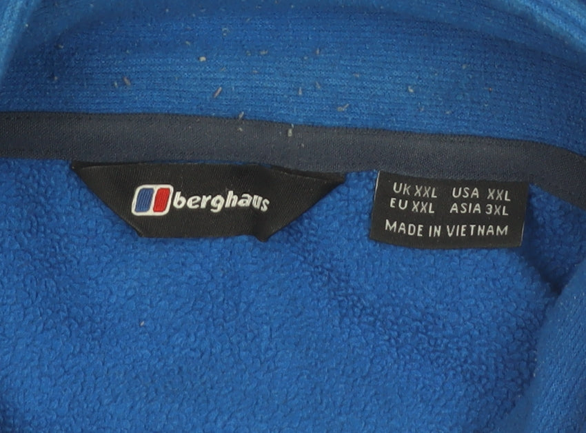 Berghaus Men's Blue 2XL Fleece Full Zip Outdoor Jacket