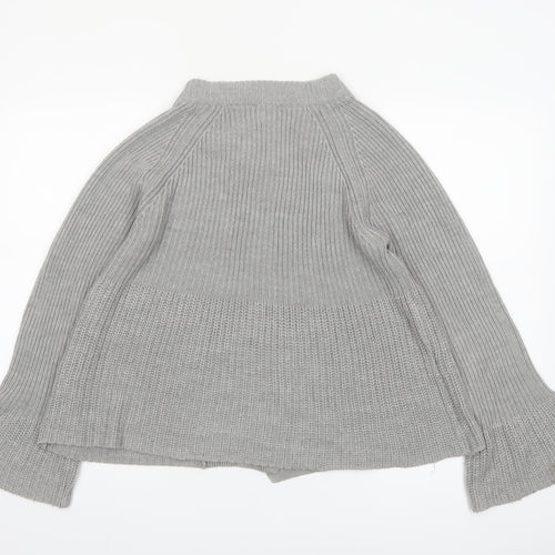 Dorothy Perkins Women’s Grey Chunky Knit Cardigan Size 8