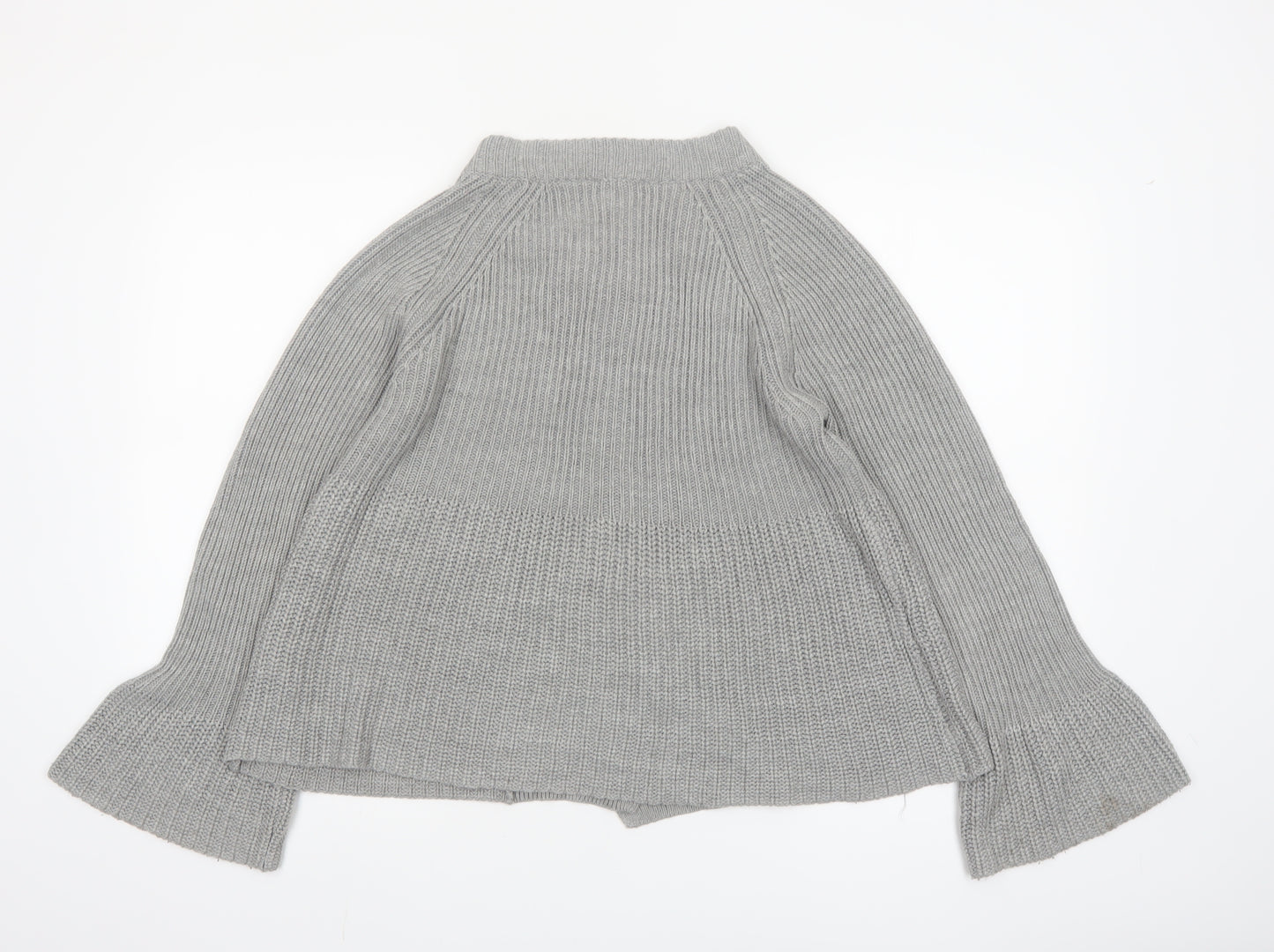 Dorothy Perkins Women’s Grey Chunky Knit Cardigan Size 8