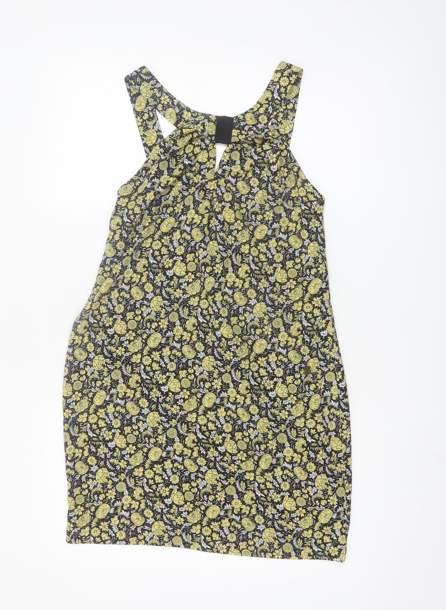 Diesel Womens Multicoloured Floral Shift Dress XS Sleeveless