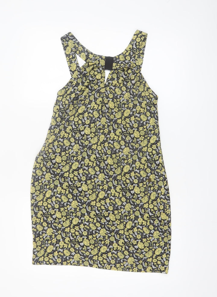 Diesel Womens Multicoloured Floral Shift Dress XS Sleeveless