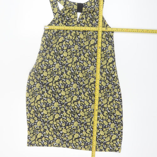 Diesel Womens Multicoloured Floral Shift Dress XS Sleeveless