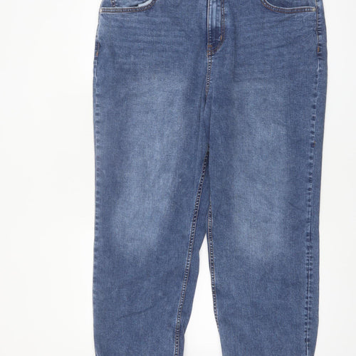 Dunnes Stores Women's Blue Mid Wash Slim Straight Jeans Size 18