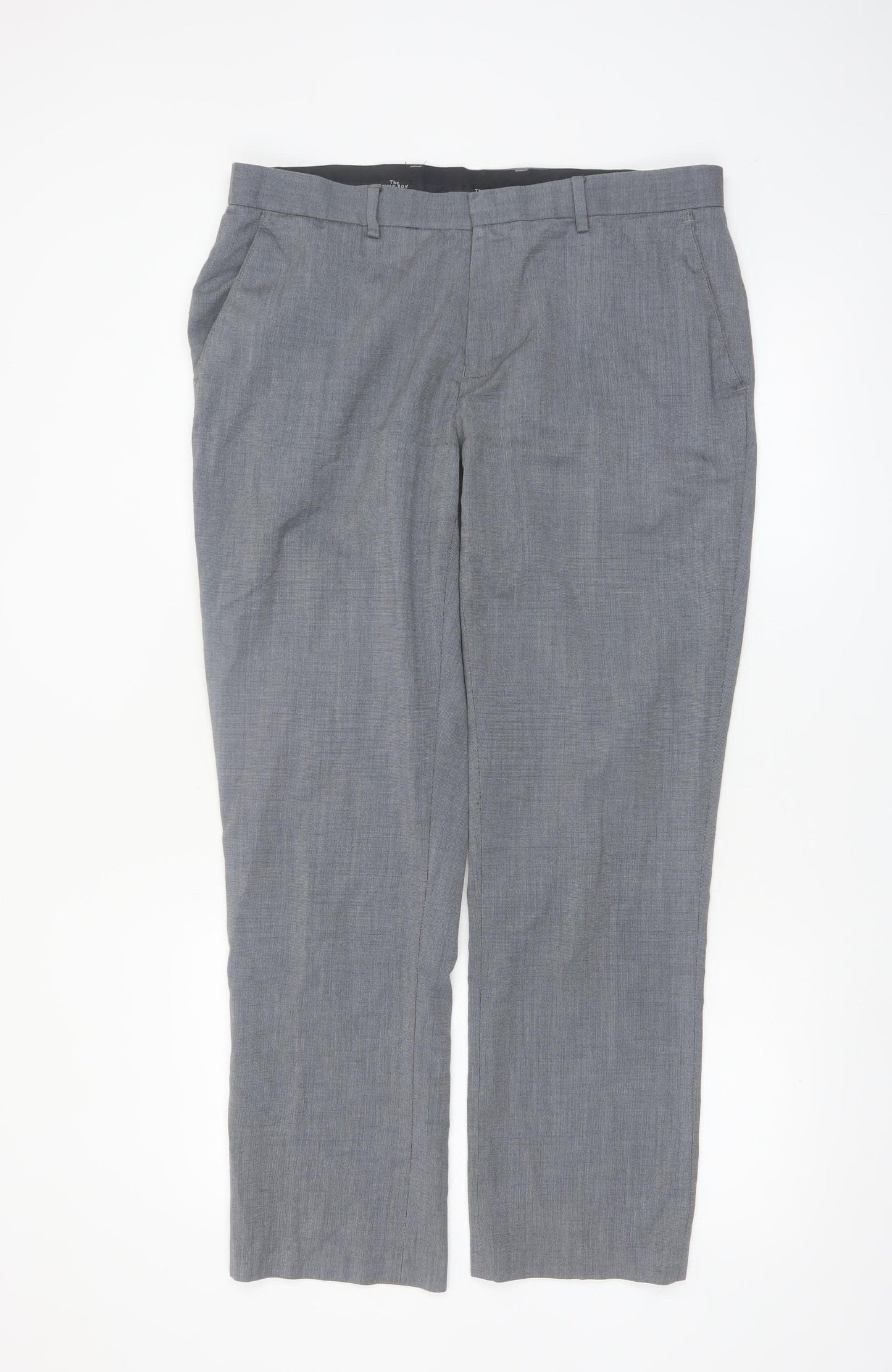 The Savile Row Company Men's Grey 36R Dress Trousers