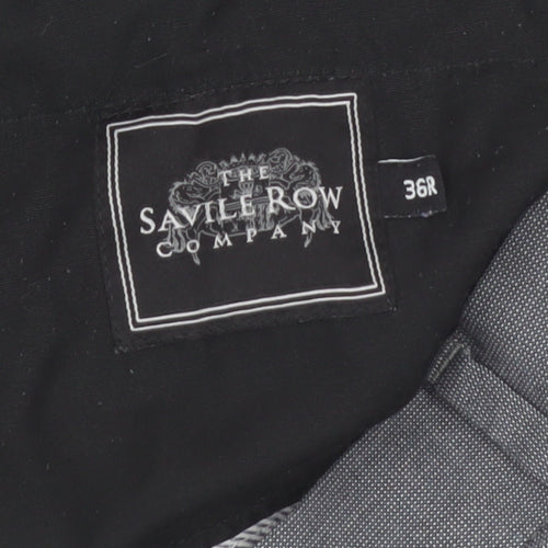 The Savile Row Company Men's Grey 36R Dress Trousers