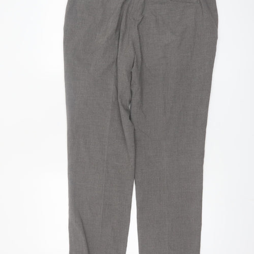 Mark Law Men's Grey 36R Dress Pants Trousers Regular Fit
