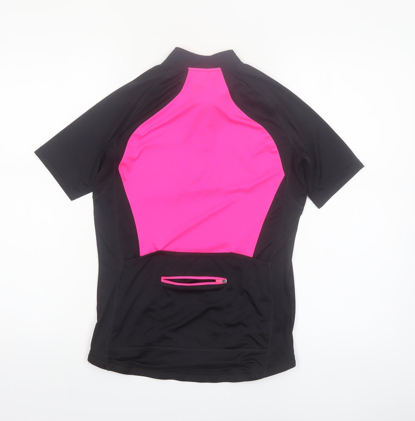 Dunnes Stores Women's Pink Black Performance Sport Cycling T-Shirt S