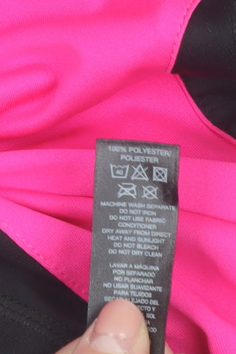 Dunnes Stores Women's Pink Black Performance Sport Cycling T-Shirt S