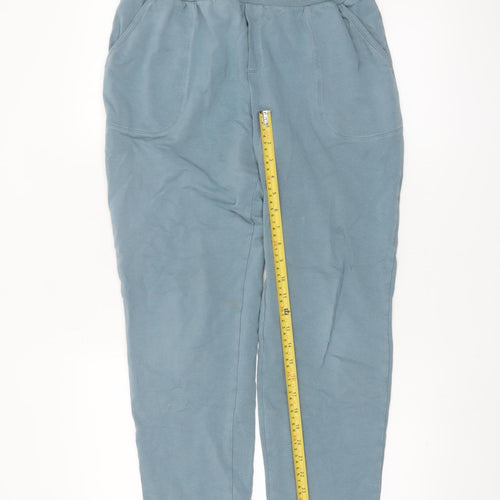 Carolyn Donnelly Women’s Blue Cotton Jogger Trousers M