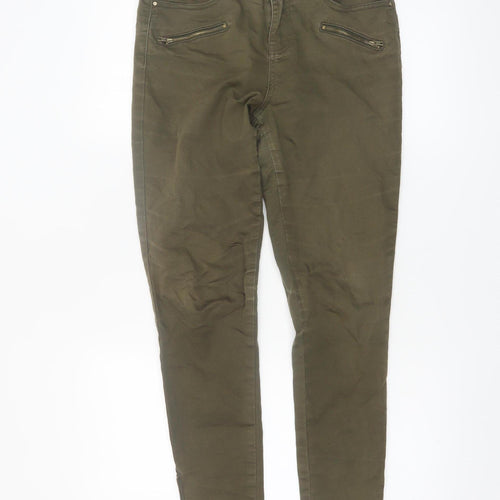 Dunnes Stores Women's Green Skinny Jeans Size 10